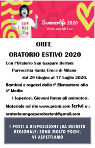 Summerlife 2020 - Per fare nuove tutte le cose