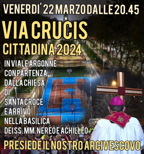 Venerdì 22 marzo - Via Crucis cittadina 2024