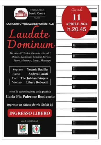 Giovedì 11 aprile - Laudate Dominum