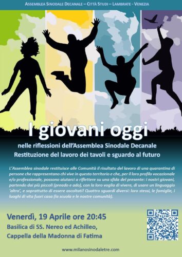 I giovani oggi nelle riflessioni dell’Assemblea Sinodale decanale: restituzione e sguardo al futuro