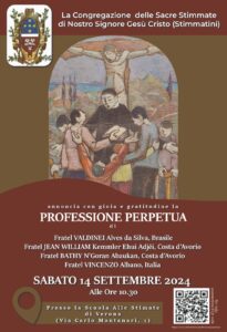 Professione Perpetua Sabato 14 settembre 2024