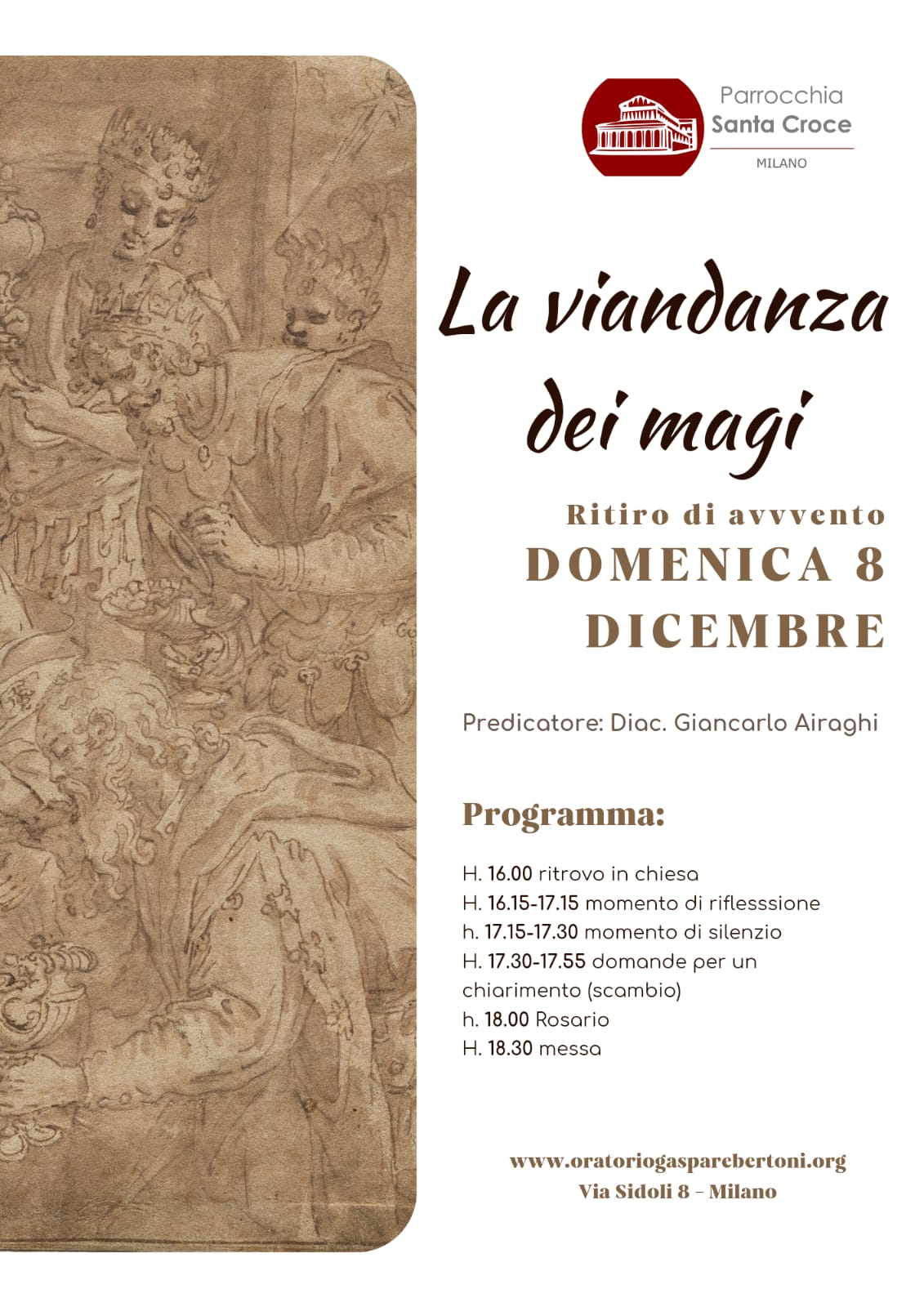 8 dicembre - La viandanza dei magi