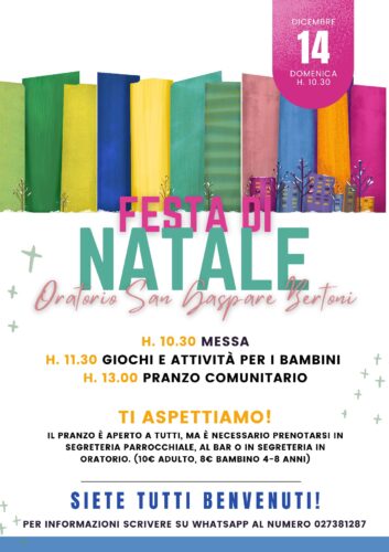 14 dicembre - Festa di Natale