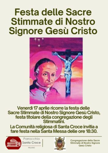 17 aprile - Festa delle Sacre Stimmate di Nostro Signore Gesù Cristo