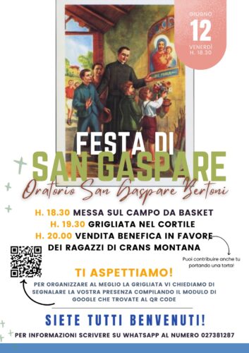12 giugno - Festa di San Gaspare