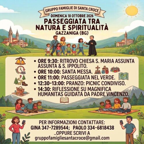 18 ottobre - Passeggiata del Gruppo Famiglie