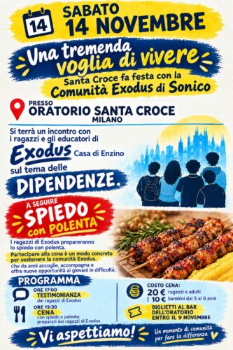 14 novembre - Una tremenda voglia di vivere